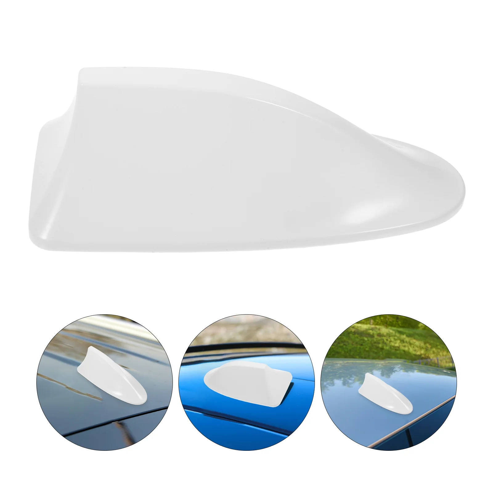 

Automotive Exterior Accessories Car Roof Aerial Base Decorate Shark Fin Antenna Cover Piano Paint