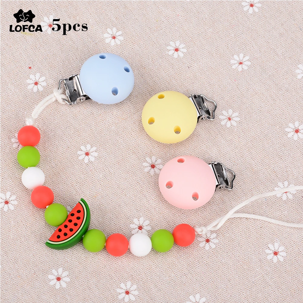 LOFCA 5 Pcs Free BPA Silicone Clip Pacifier Clip Accessories for DIY Pacifier Chain Tool Wholesale Baby Teether Safe and Healthy
LOFCA 5 Pcs Free BPA Silicone Clip Pacifier Clip Accessories for DIY Pacifier Chain Tool Wholesale Baby Teether Safe and Healthy