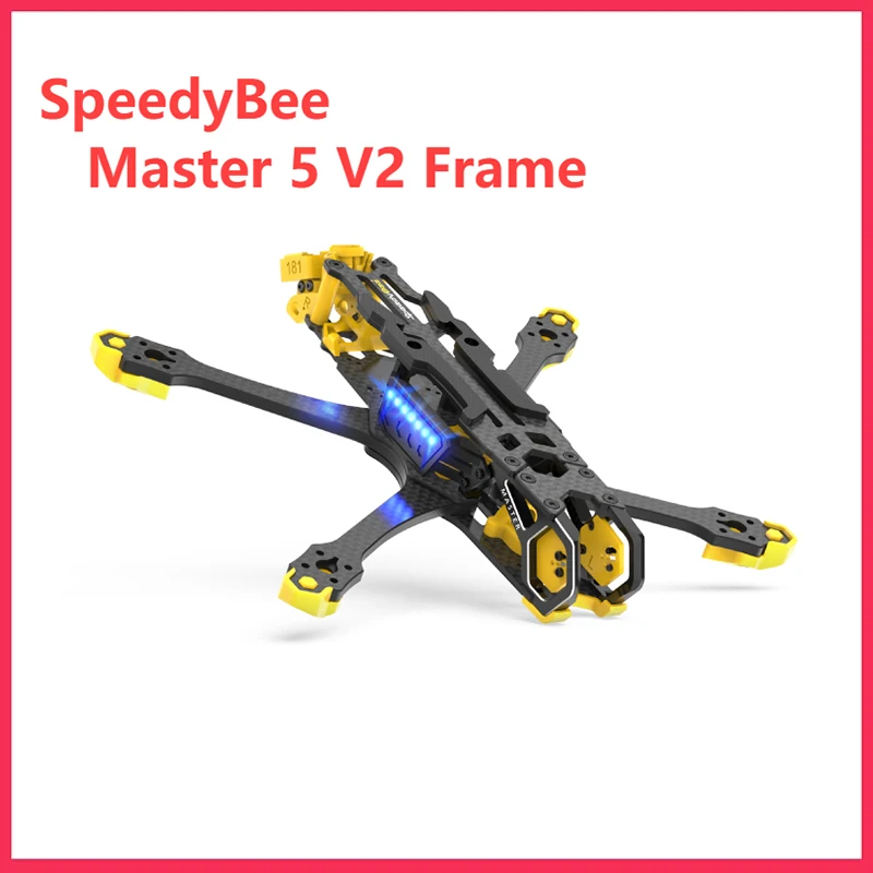 SpeedyBee Master 5 V2 Frame Kit 5Inch For AnalogVTX / O3 HDVTX / Airunit / Link / Vista HD VTX FPV Racing Freestyle Drone
SpeedyBee Master 5 V2 Frame Kit 5Inch For AnalogVTX / O3 HDVTX / Airunit / Link / Vista HD VTX FPV Racing Freestyle Drone