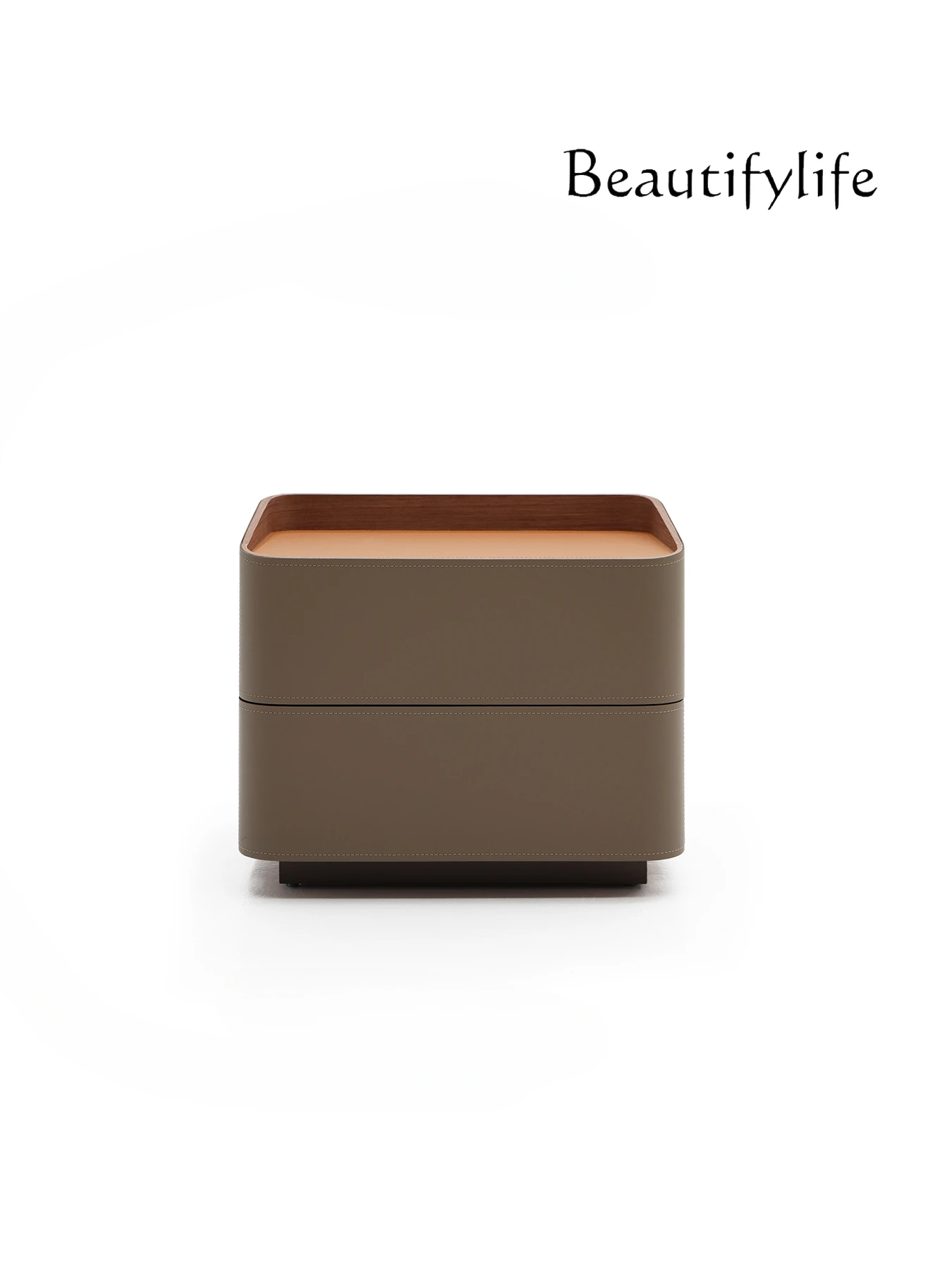 Saddle Leather Minimalist Bedside Table Italian Light Luxury Advanced Minimalist Bedroom Bedside Cabinet Designer
Saddle Leather Minimalist Bedside Table Italian Light Luxury Advanced Minimalist Bedroom Bedside Cabinet Designer