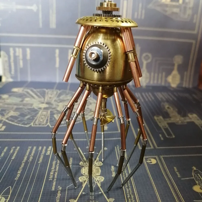 Mechanical jellyfish full metal models, handmade crafts, creative birthday gifts, ornaments
Mechanical jellyfish full metal models, handmade crafts, creative birthday gifts, ornaments