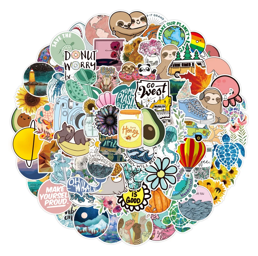 100Pcs NEW INS Small Freshen Stickers Waterproof Decoration Graffiti Skateboard Refrigerator Stationery Phone Case Student Gift 
100Pcs NEW INS Small Freshen Stickers Waterproof Decoration Graffiti Skateboard Refrigerator Stationery Phone Case Student Gift