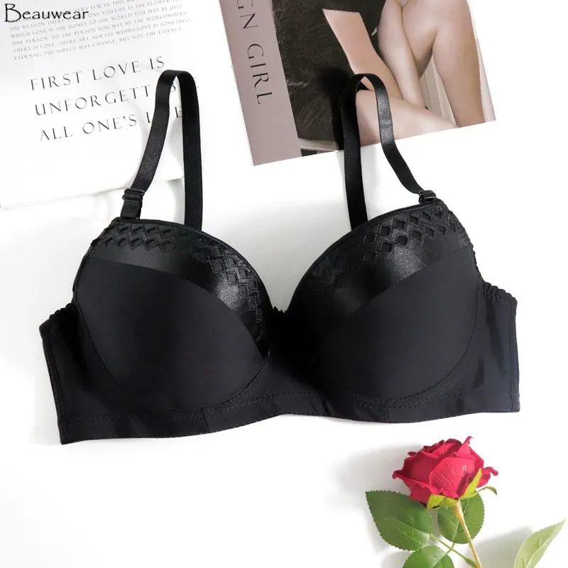 

Beauwear Autumn new arrival sexy push up underwear for women B C D cup 34-48 padded bras for girls underwire bralette