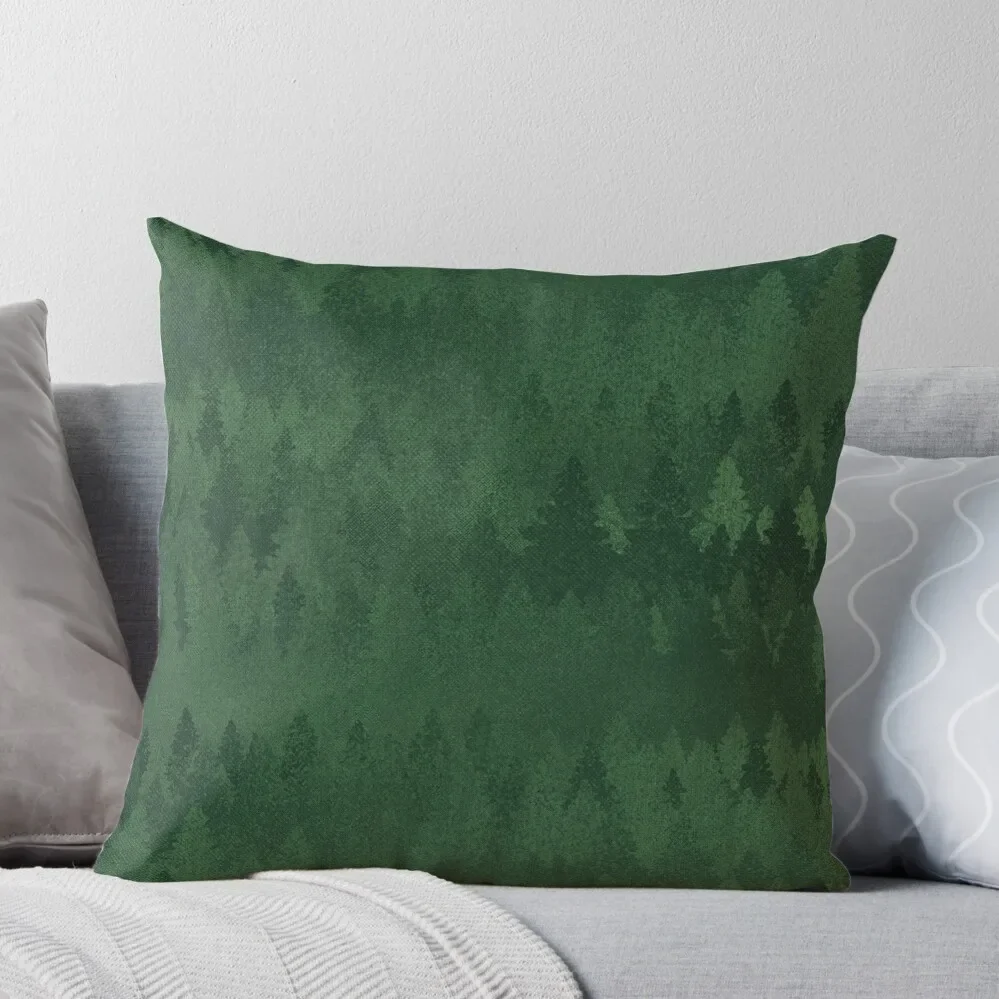 

TREE LINE Throw Pillow Marble Cushion Cover Christmas Covers For Cushions Couch Pillows