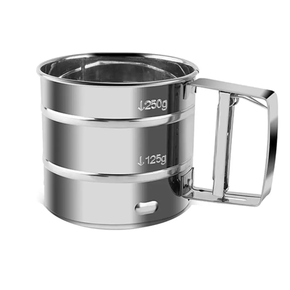For Cakes Decorating Bakeware Powder Flour Mesh Sifter Cup Stainless Steel Sieve Cup Baking Icing Sugar Shaker
For Cakes Decorating Bakeware Powder Flour Mesh Sifter Cup Stainless Steel Sieve Cup Baking Icing Sugar Shaker