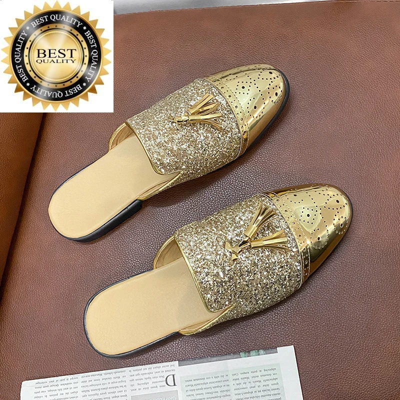 Half Summer Men's Luxury Headed Slippers with Tassel Trend Pointed Fashion Flat Shoes for Work Casual Big Size:38-47
Half Summer Men's Luxury Headed Slippers with Tassel Trend Pointed Fashion Flat Shoes for Work Casual Big Size:38-47