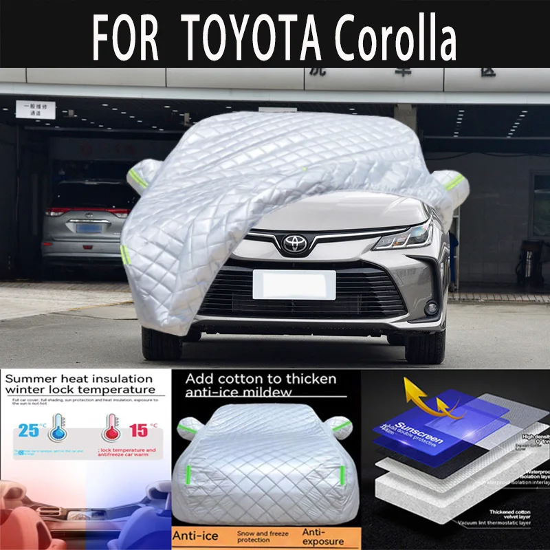 For TOYOTA Corolla auto hail proof protective cover,snow cover,sunshade,waterproof anddustproof external car accessories
For TOYOTA Corolla auto hail proof protective cover,snow cover,sunshade,waterproof anddustproof external car accessories