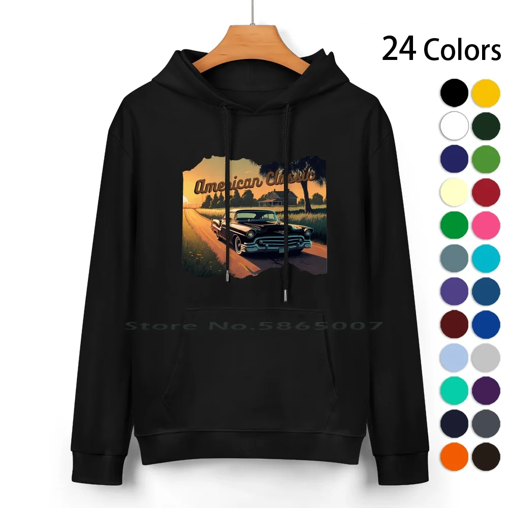 

American Classic Car Inspired By The Chevy Monte Carlo Pure Cotton Hoodie Sweater 24 Colors Chevy Monte Carlo Classic American