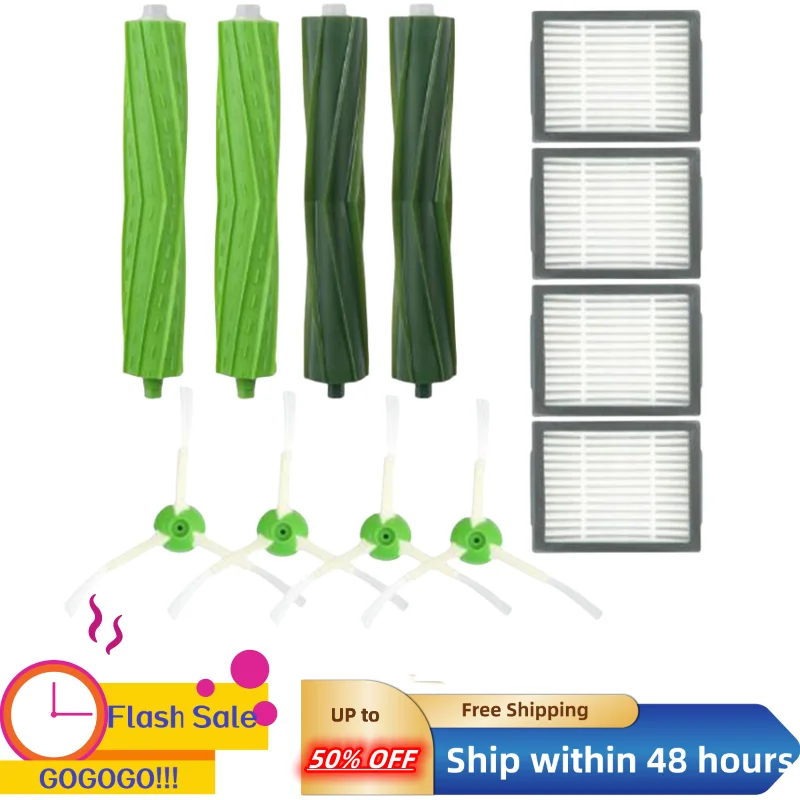 Replacement Accessories Kit for Roomba I7 Series I7 I7+/I7 Plus E5 E6 E7 - Includes 4 Pack Filter, 4 Pack Side Brush, 4 Pack Bri
Replacement Accessories Kit for Roomba I7 Series I7 I7+/I7 Plus E5 E6 E7 - Includes 4 Pack Filter, 4 Pack Side Brush, 4 Pack Bri
