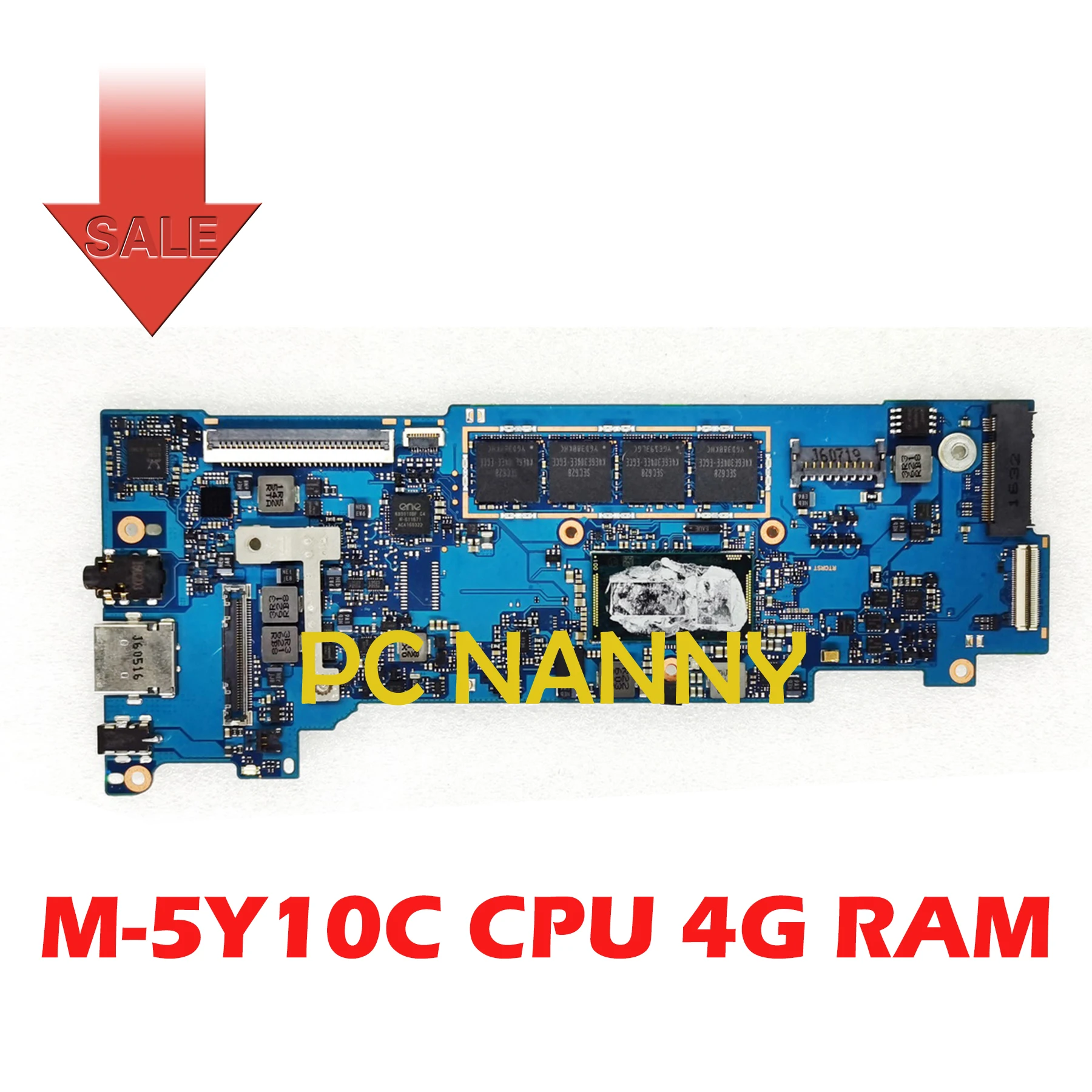 

PCNANNY for SAMSUNG 930X2K NP940X2K NP930X2K laptop motherboard BA41-02433A M-5Y10C CPU 4G RAM