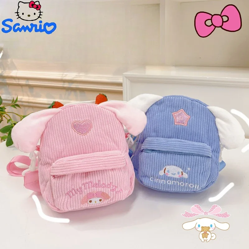 

Sanrio My Melody Plushies Kawaii Cinnamoroll Plush Bag Cute My Melody Kulomi Small Square Bag Christmas Birthday Gift for Kids