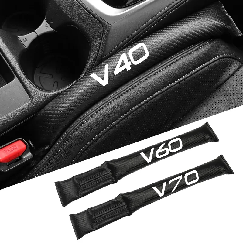 

Carbon Fiber Car Seat Gap Plug Filler Pad For Volvo V40 V50 V60 V70 V90 Accessories