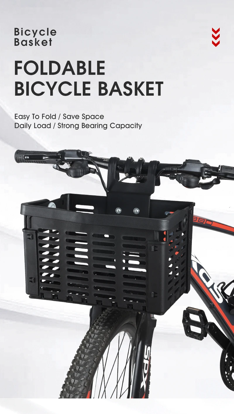 WEST BIKING Foldable Bicycle Front Basket Multi-functional MTB Road Bicycle Handlebar Bag Rear Pannier Cycling Accessories: 3 - 5 Days Free Delivery Only UK WEST BIKING Foldable Bicycle Front Basket Multi-functional MTB Road Bicycle Handlebar Bag Rear Pannier Cycling Accessories: 3 - 5 Days Free Delivery Only UK