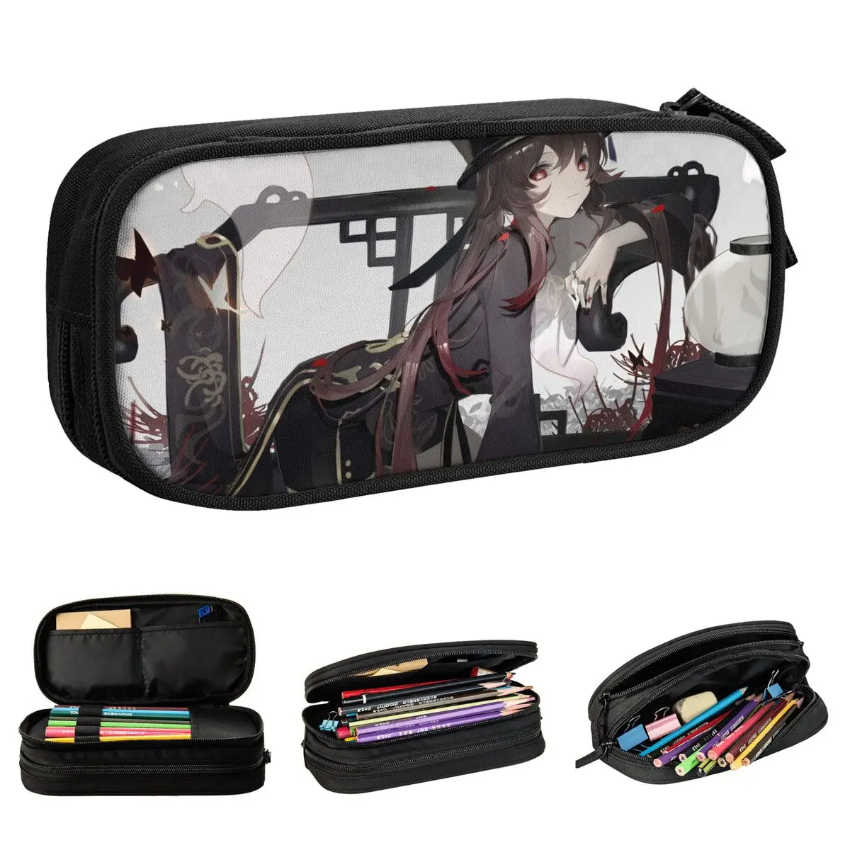 Hu Tao Genshin Impact Cute Pencil Cases Cute Anime Girl Pen Holder Bags for Big Capacity School Supplies Gifts Pencilcases
Hu Tao Genshin Impact Cute Pencil Cases Cute Anime Girl Pen Holder Bags for Big Capacity School Supplies Gifts Pencilcases