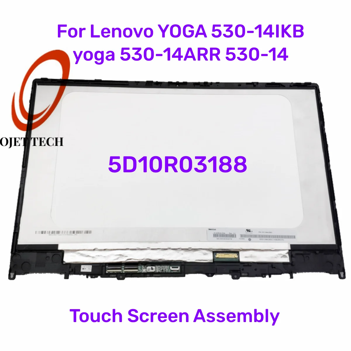 ЖК-дисплей FHD для Lenovo YOGA 530-14IKB Yoga 530-14ARR 530-14, цифровой преобразователь сенсорного экрана в сборе 81H9 5D10R03188
ЖК-дисплей FHD для Lenovo YOGA 530-14IKB Yoga 530-14ARR 530-14, цифровой преобразователь сенсорного экрана в сборе 81H9 5D10R03188