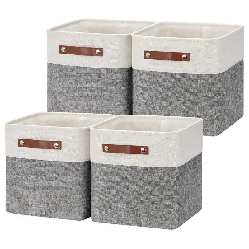 Fabric Square Storage Baskets Bins Square Baskets 11 Inchx11inch Set Of 4 Foldable Storage Square Bin Basket For Shelves
Fabric Square Storage Baskets Bins Square Baskets 11 Inchx11inch Set Of 4 Foldable Storage Square Bin Basket For Shelves