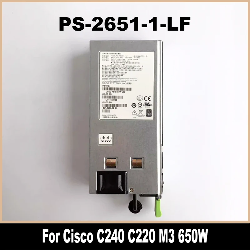 Оригинальный PS-2651-1-LF для Cisco C240 C220 M3 650W, блок питания для сервера UCSC-PSU-650W V02
Оригинальный PS-2651-1-LF для Cisco C240 C220 M3 650W, блок питания для сервера UCSC-PSU-650W V02