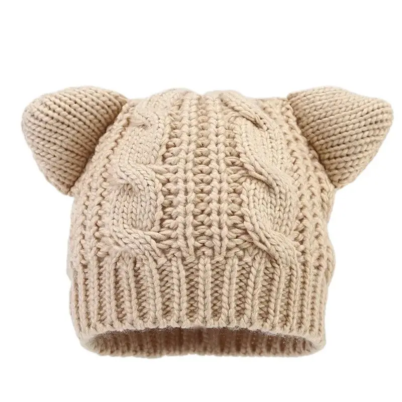 Winter Cotton Solid Cartoon Style Thicken Knitted Hat Warm Hat Skullies Cap Beanie Hat for Girl and Women 136
Winter Cotton Solid Cartoon Style Thicken Knitted Hat Warm Hat Skullies Cap Beanie Hat for Girl and Women 136