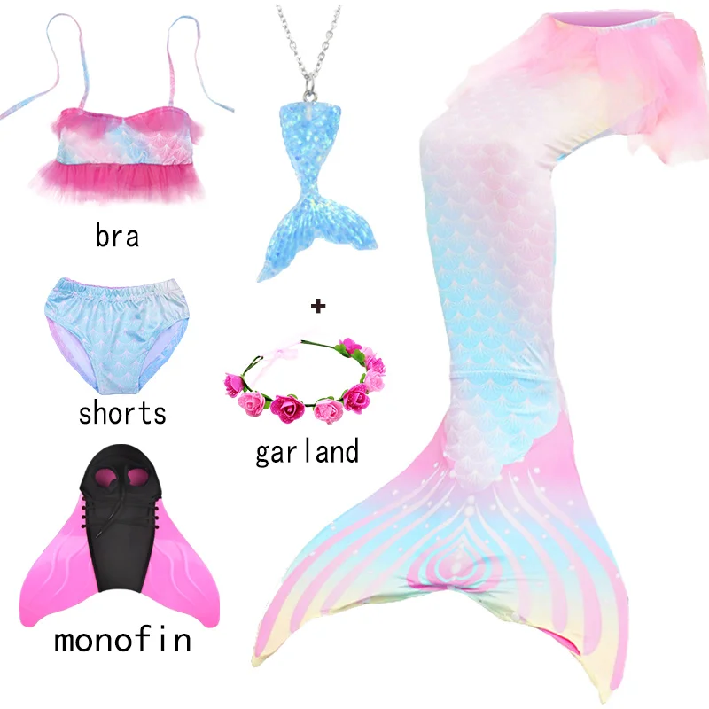 Kids Girls Swimming Mermaid Tail Costume Cosplay with Garland Children Fantasy Swimsuit Can Add Monofin Christmas Gift
Kids Girls Swimming Mermaid Tail Costume Cosplay with Garland Children Fantasy Swimsuit Can Add Monofin Christmas Gift