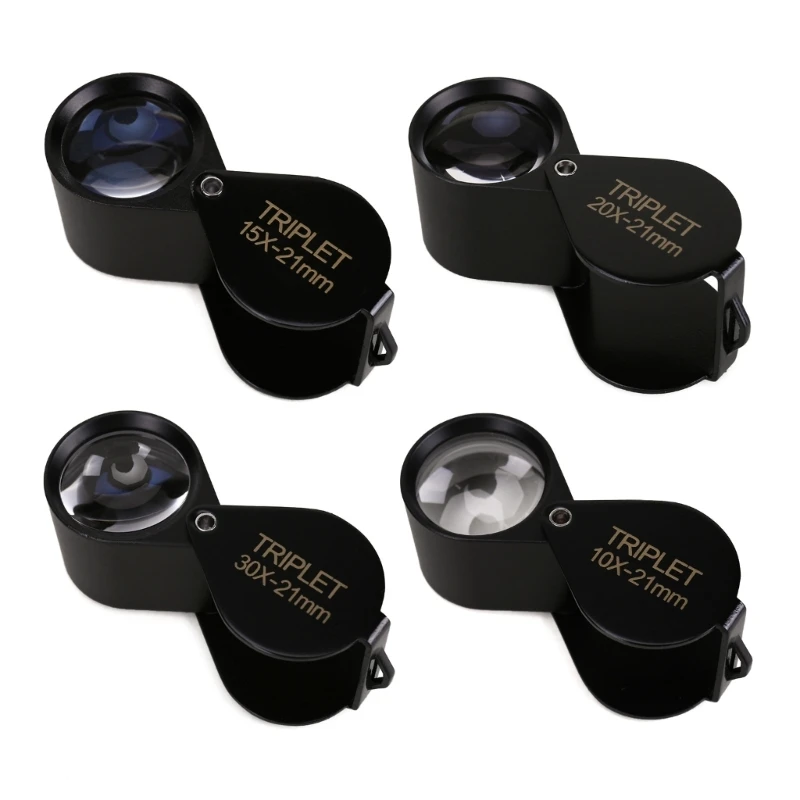 

Glass 10X/15X/20X/30X Eye-Loupe Magnifier Lens for Jewelry Stamps Inspection Reading Dropship