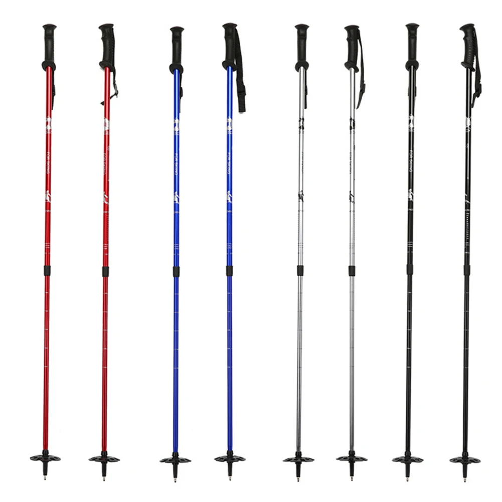 

Lightweight Ski Poles Trekking Poles Aluminum 7075 Hiking Pole Walking Sticks With Cork Grips For Women Mens Kids Snow 1 Pair
