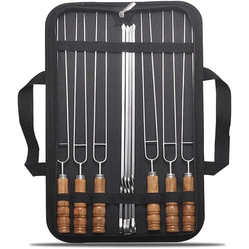 4 шт., вилки для барбекю, из нержавеющей стали
4 шт., вилки для барбекю, из нержавеющей стали