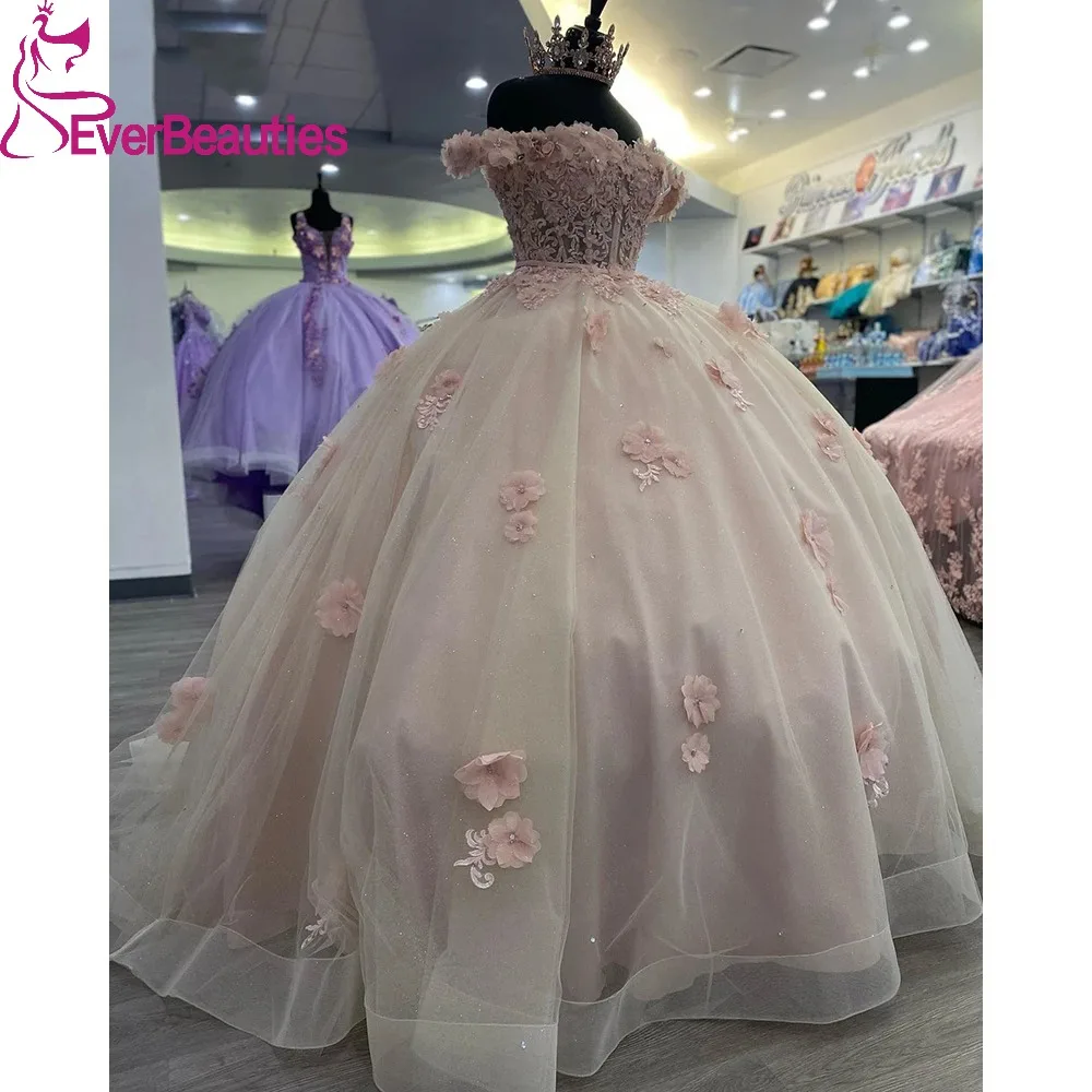 Vestidos De 15 Quinceañera 3D Flowers Quinceanera Dresses for Women Off Shoulder Ball Gown Sweet 16 Dress
Vestidos De 15 Quinceañera 3D Flowers Quinceanera Dresses for Women Off Shoulder Ball Gown Sweet 16 Dress
