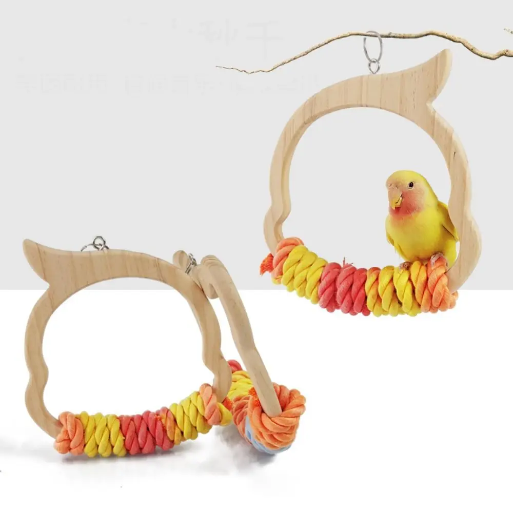 Solid Wood Parrot Swing Climbing Playstand Portable Cotton Rope Hammock Bird Toy Holding Station Shelf Beautiful
Solid Wood Parrot Swing Climbing Playstand Portable Cotton Rope Hammock Bird Toy Holding Station Shelf Beautiful