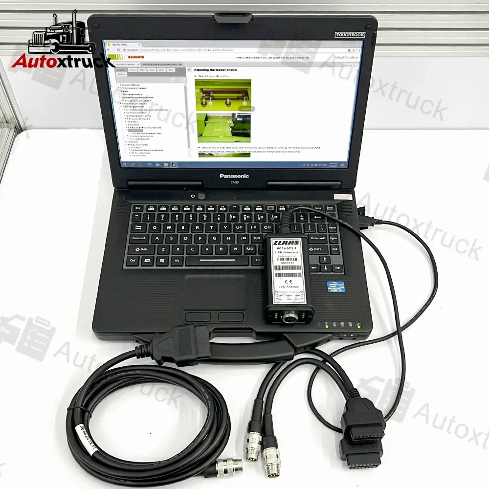 FOR CLAAS CANBUS 2021 diagnostic software MetaDiag agriculture construction truck tractor CLASS diagnostic tool CF53 Laptop
FOR CLAAS CANBUS 2021 diagnostic software MetaDiag agriculture construction truck tractor CLASS diagnostic tool CF53 Laptop