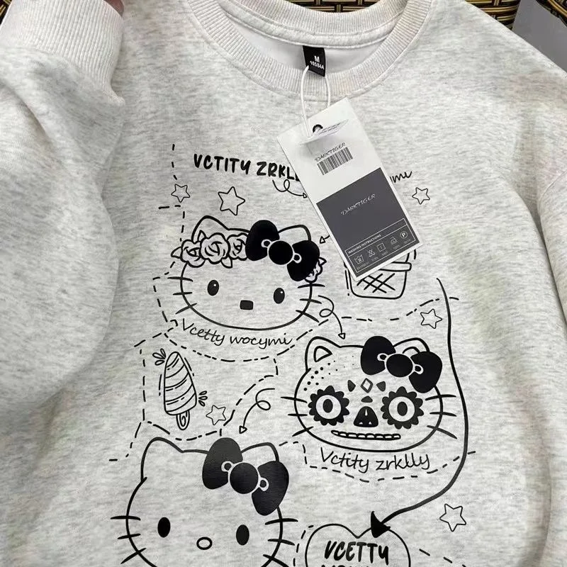 Hello Kitty Children's Long Sleeved Top Kawaii Sanrio Cartoon Cute Anime Student Warm Plush Decorate Christmas Gifts Girls
Hello Kitty Children's Long Sleeved Top Kawaii Sanrio Cartoon Cute Anime Student Warm Plush Decorate Christmas Gifts Girls