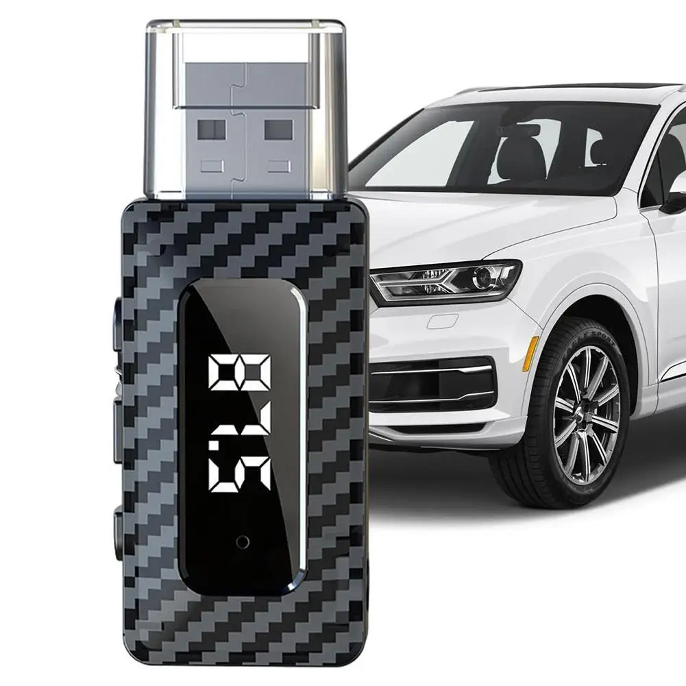 

BlueTooth 5.3 Car Adapter Blue Tooth FM Transmitter Blue Tooth Transmitter Receiver Wireless Adapter Stereo Audio Input Output