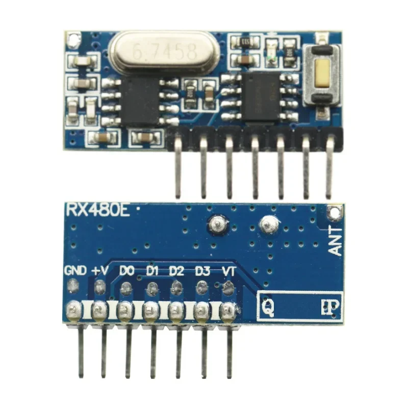Новый 4-канальный радиочастотный Приемник 433 МГц, модуль декодера кода обучения 433 МГц, беспроводной для платы arduino
Новый 4-канальный радиочастотный Приемник 433 МГц, модуль декодера кода обучения 433 МГц, беспроводной для платы arduino