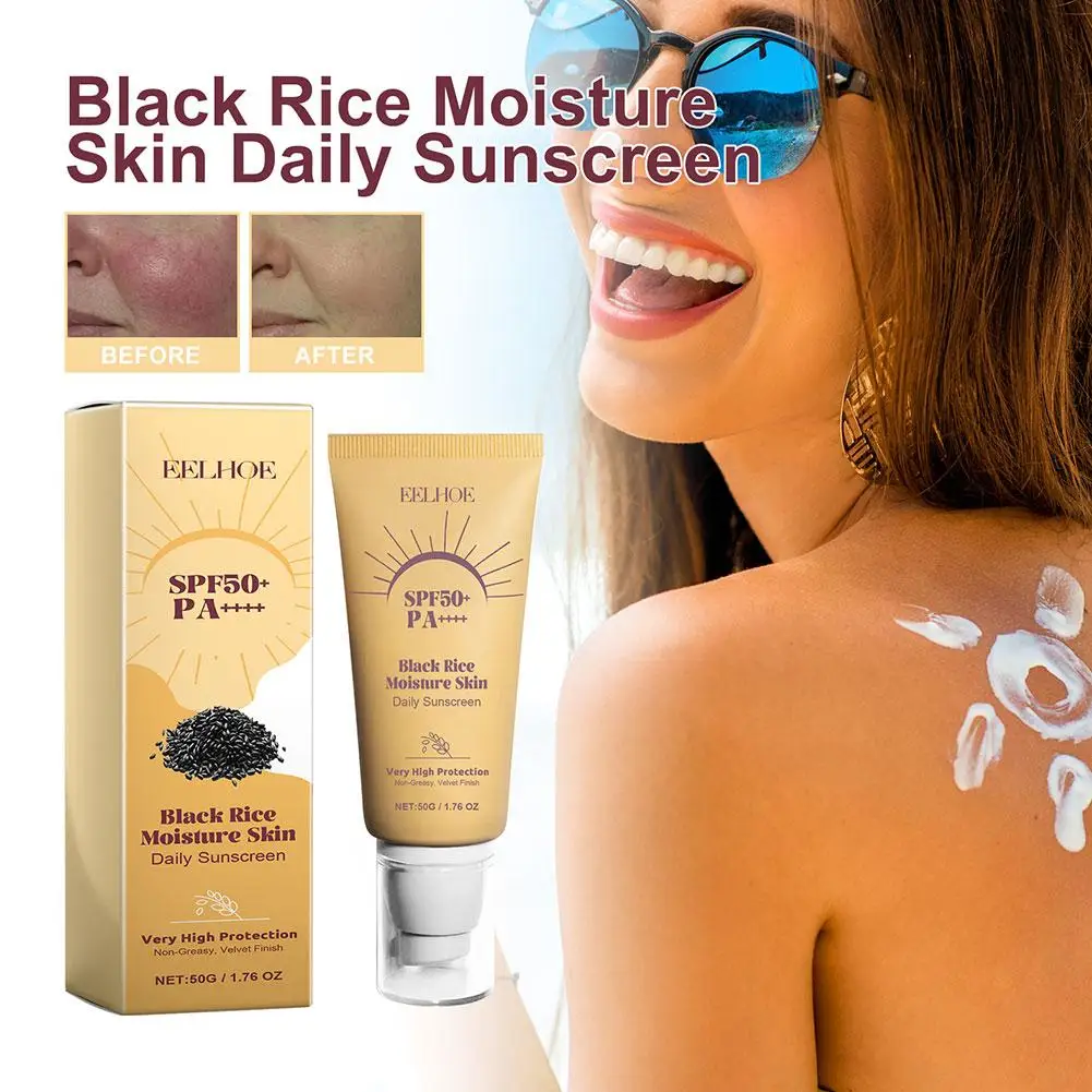Black Rice Moisturizing Sunscreen Soothing Repair Gloss Moisturizing Translucent Lighten Skin Tone Beauty Health For Women F9H1
Black Rice Moisturizing Sunscreen Soothing Repair Gloss Moisturizing Translucent Lighten Skin Tone Beauty Health For Women F9H1