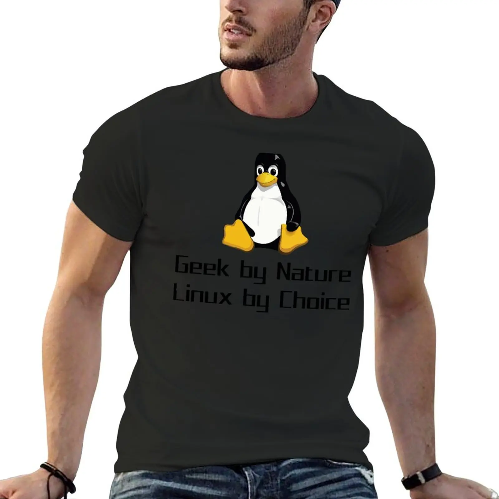 Geek By Nature Linux By Choice Nerd T-Shirt animal prinfor boys anime mens plain t shirts
Geek By Nature Linux By Choice Nerd T-Shirt animal prinfor boys anime mens plain t shirts