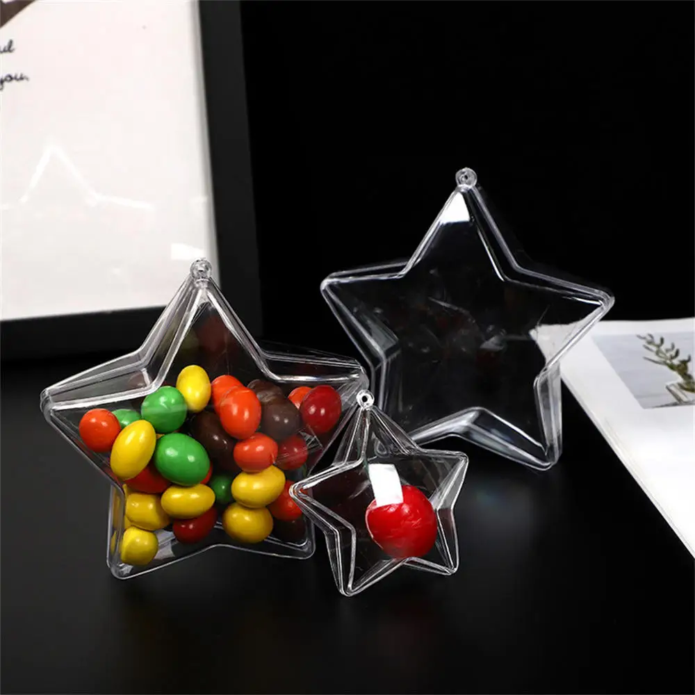 Pentagram Plastic Balls Christmas Home Decorations Transparent Ball To Fill Christmas Tree Ornaments Clear Spheres Baubles DIY
Pentagram Plastic Balls Christmas Home Decorations Transparent Ball To Fill Christmas Tree Ornaments Clear Spheres Baubles DIY