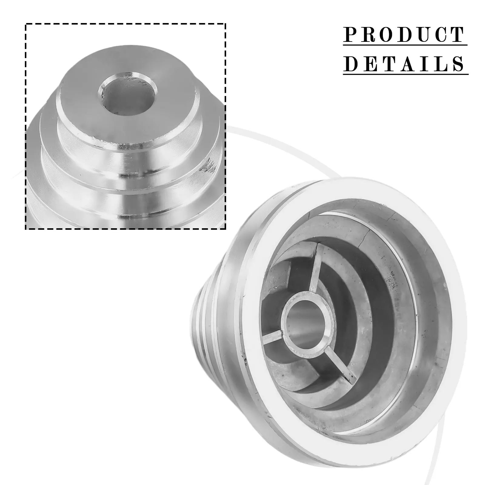 14 22mm Pagoda Pulley Wheel Aluminum Transmission Wheel For Benchtop Drill Press M8 Plug Hole For A Type V-shaped
14 22mm Pagoda Pulley Wheel Aluminum Transmission Wheel For Benchtop Drill Press M8 Plug Hole For A Type V-shaped