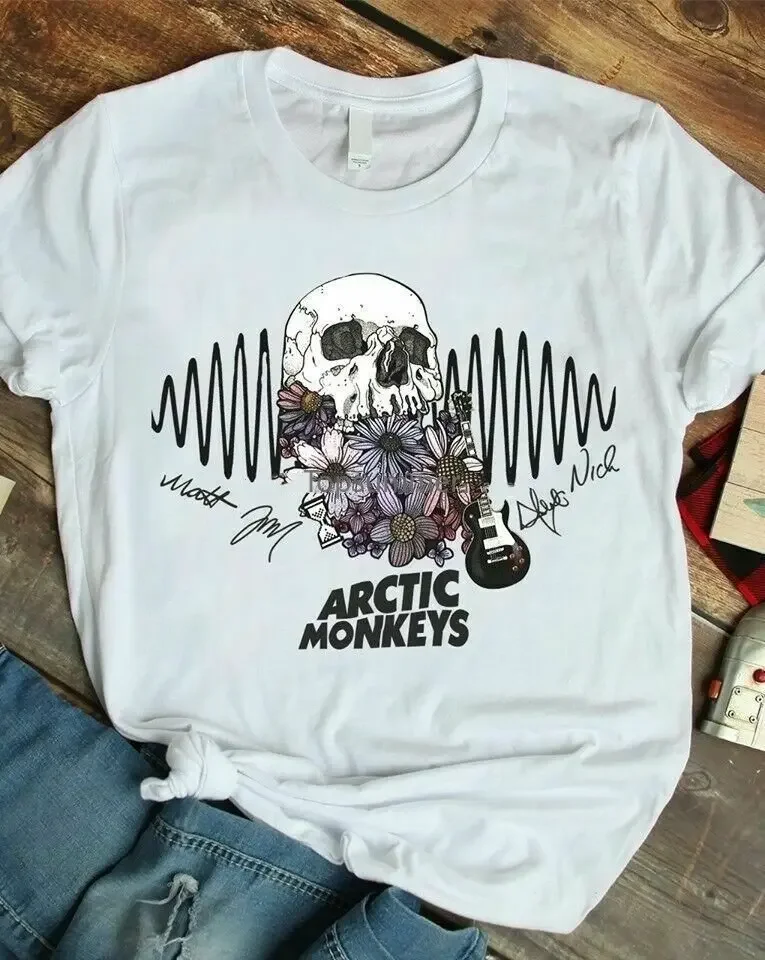 Arctic Monkeys Album Signed Music Rock Band Alex-Matt-Jamiwbr E-Nick T-Shirt S-5X 
Arctic Monkeys Album Signed Music Rock Band Alex-Matt-Jamiwbr E-Nick T-Shirt S-5X