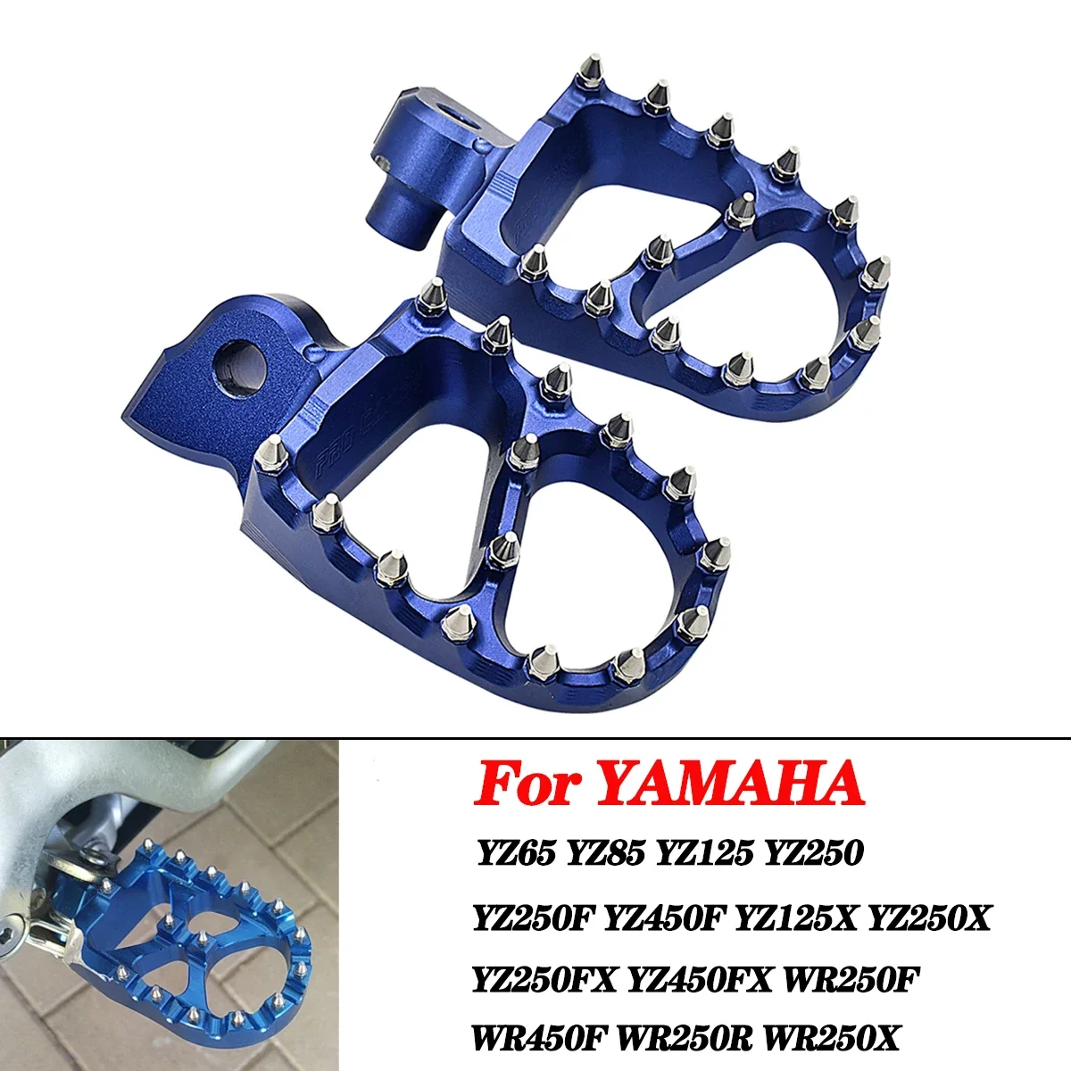 

Подножки для мотоцикла, подножки, педали для YAMAHA YZ 65 85 125 250 250F 450F 125X 250X 250FX 450FX WR250F WR450F