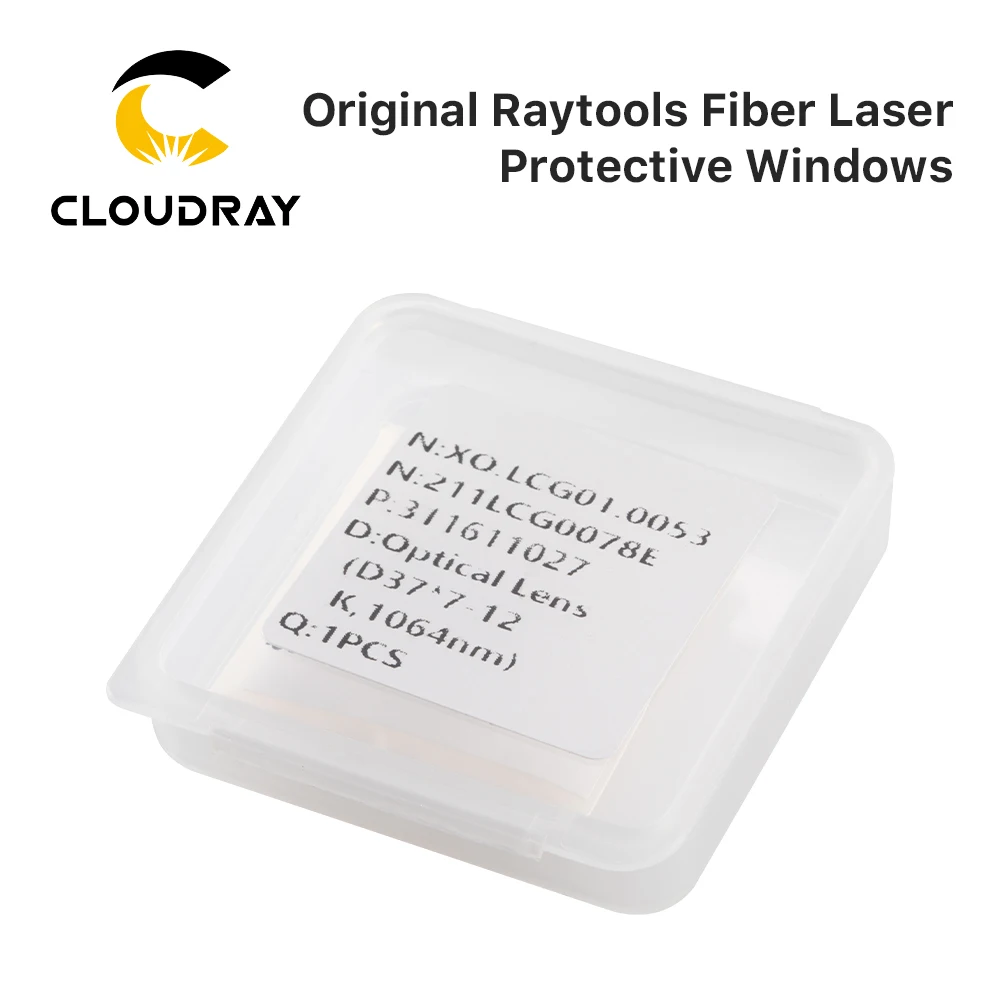 Cloudray оригинальные Raytools защитные Стекловолоконные лазерные оптические защитные линзы для Raytools волоконная лазерная головка
Cloudray оригинальные Raytools защитные Стекловолоконные лазерные оптические защитные линзы для Raytools волоконная лазерная головка