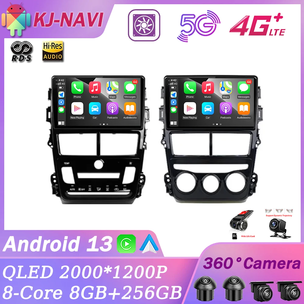 9" Android 13 Car Radio Multimedia Player Navigation GPS Carplay 4G WIFI For Toyota Vios Yaris 2018 2019 2020
9" Android 13 Car Radio Multimedia Player Navigation GPS Carplay 4G WIFI For Toyota Vios Yaris 2018 2019 2020
