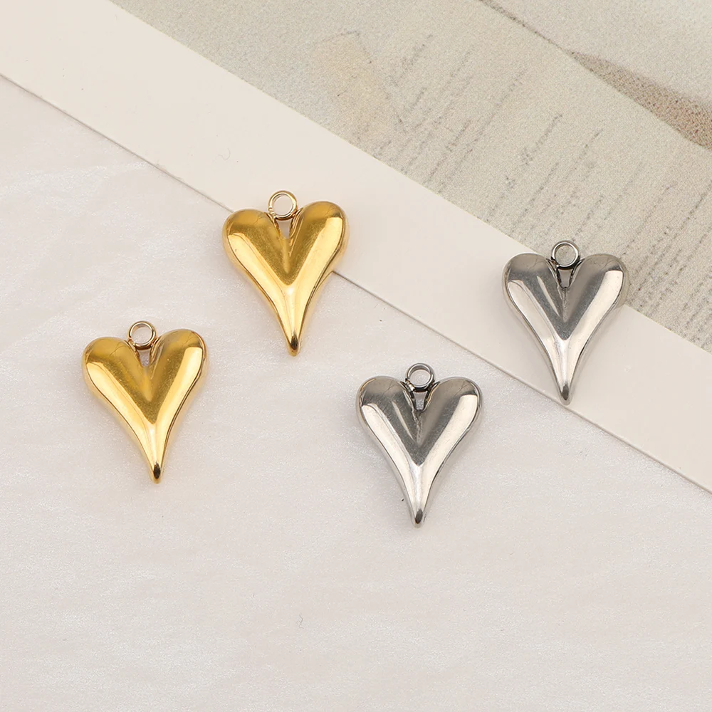 WHSOK 50Pcs 12*16MM Charms For Earrings/Stainless Steel/Hand Made/Heart Shape/DIY Making/Jewelry Findings & Components
WHSOK 50Pcs 12*16MM Charms For Earrings/Stainless Steel/Hand Made/Heart Shape/DIY Making/Jewelry Findings & Components
