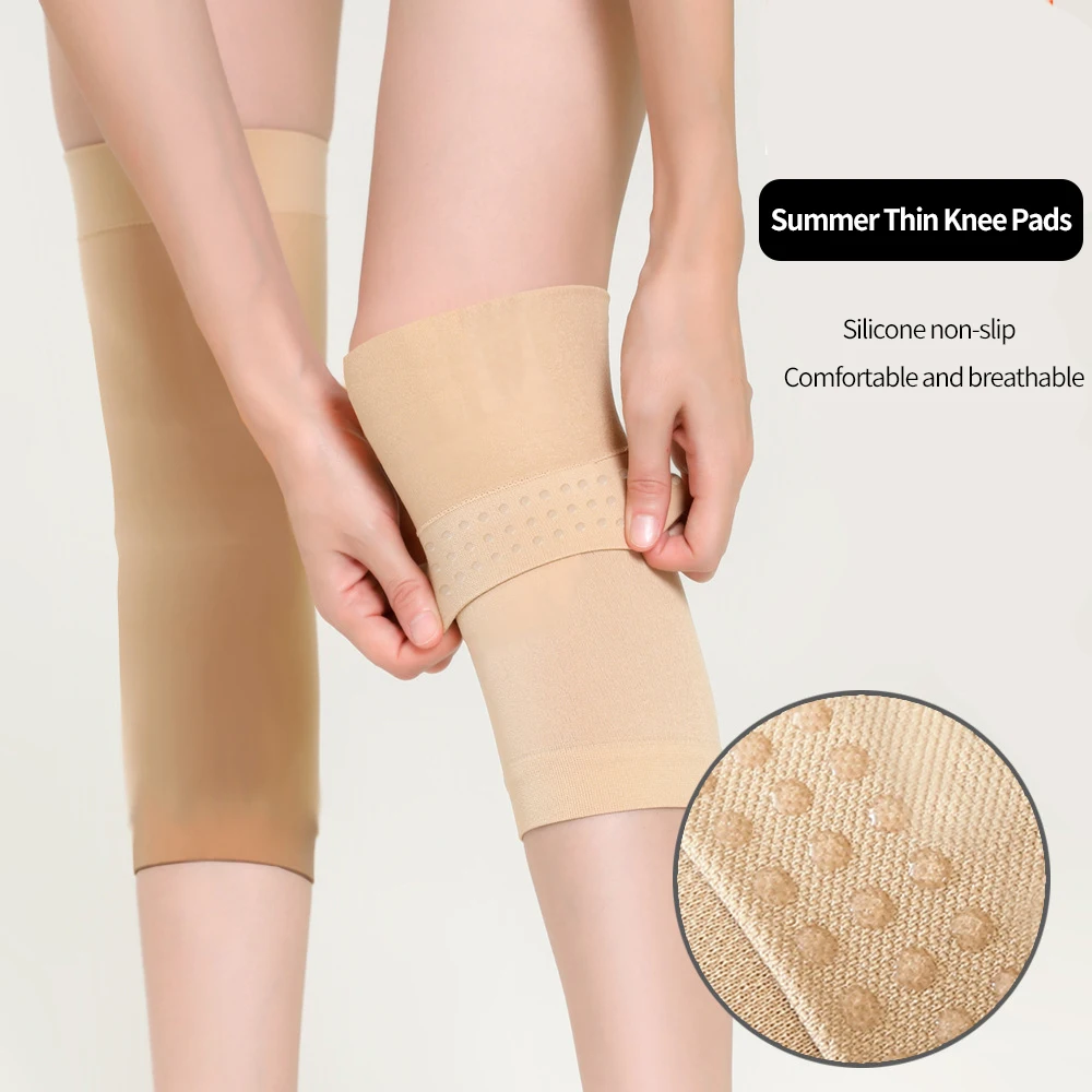 Summer Silicone Knee Pads Thin Breathable Sports Running Knee Pads Cycling Protective Gear Fashion Yoga for Women Man
Summer Silicone Knee Pads Thin Breathable Sports Running Knee Pads Cycling Protective Gear Fashion Yoga for Women Man