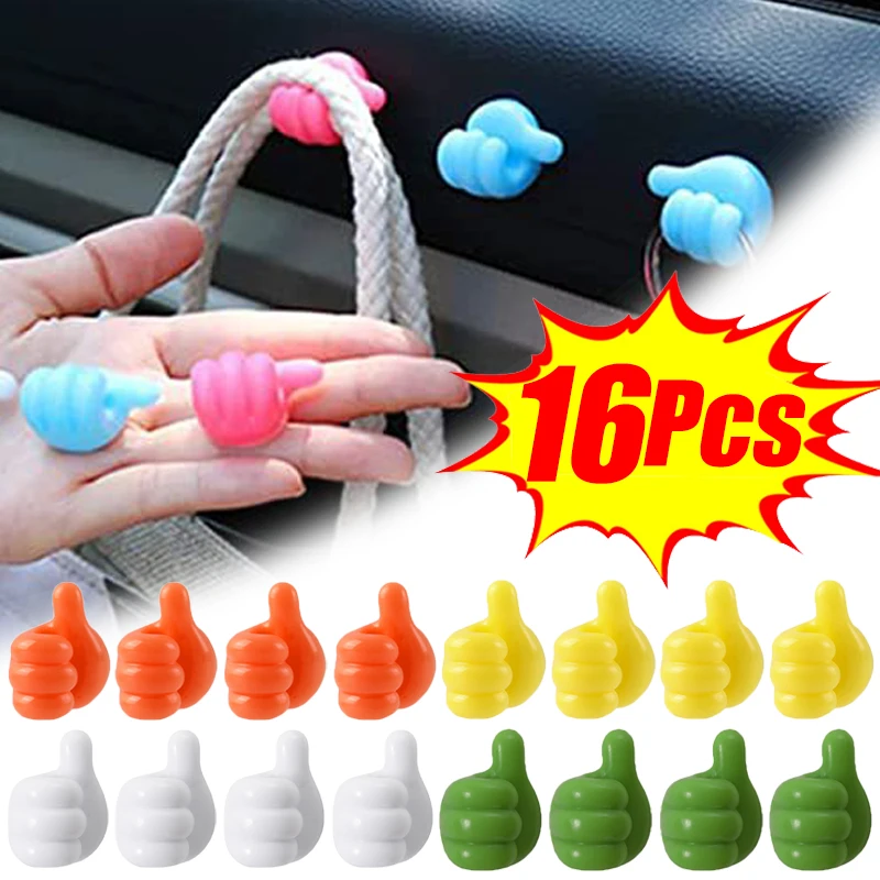 1-16Pcs Mixed Thumb Clips Car Hooks Organizer Plastic Self Adhesive Organizer USB Cable Headphone Storage Car Fastener Clip Hook
1-16Pcs Mixed Thumb Clips Car Hooks Organizer Plastic Self Adhesive Organizer USB Cable Headphone Storage Car Fastener Clip Hook