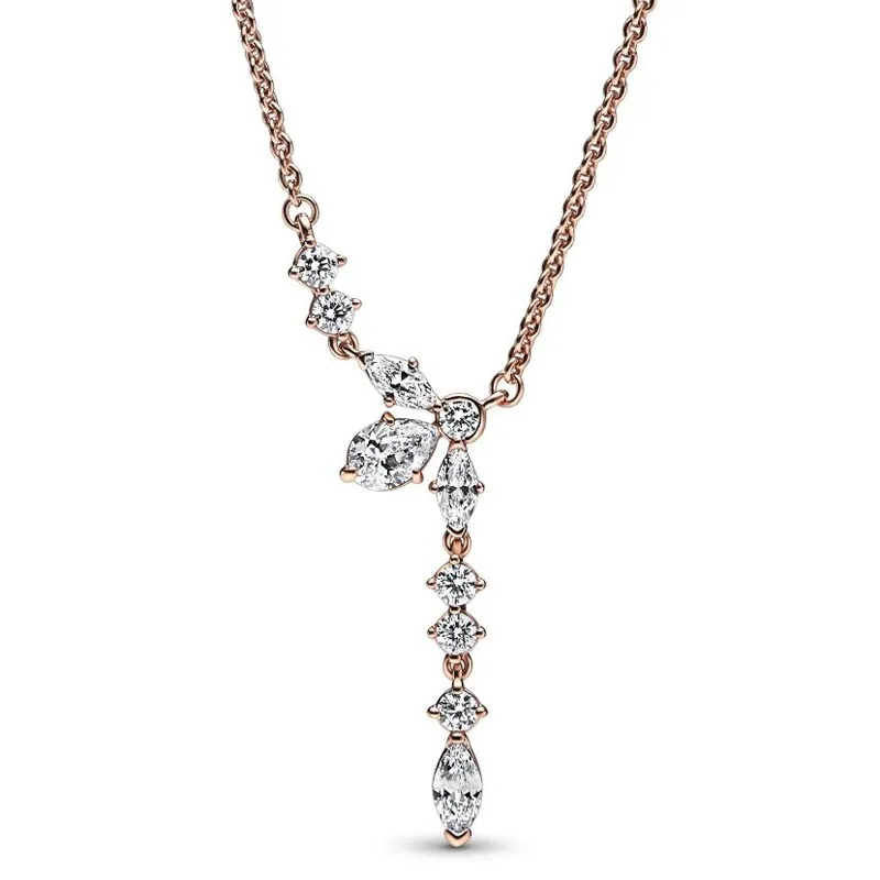 Original Sparkling Herbarium Cluster Drop Collier Necklace For Women 925 Sterling Silver Necklace Fashion Jewelry
Original Sparkling Herbarium Cluster Drop Collier Necklace For Women 925 Sterling Silver Necklace Fashion Jewelry