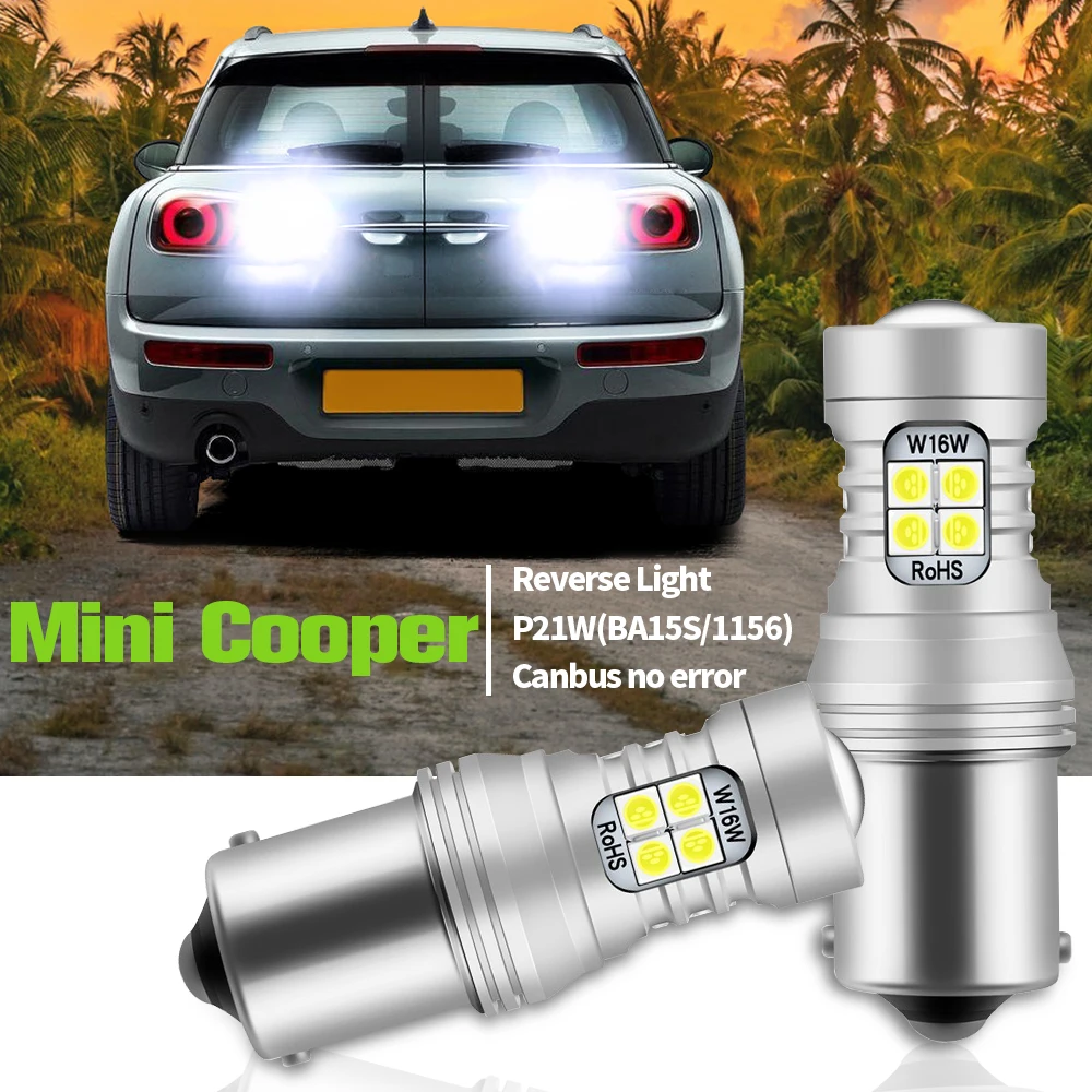 Светодиодный фсветильник заднего хода P21W BA15S Canbus для Mini Cooper R50 R53 F55 F56 R56 Clubman F54 R55 F57 R57 Countryman F60 R60 R61, 2 шт.
Светодиодный фсветильник заднего хода P21W BA15S Canbus для Mini Cooper R50 R53 F55 F56 R56 Clubman F54 R55 F57 R57 Countryman F60 R60 R61, 2 шт.