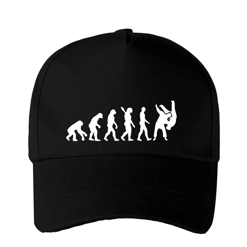 

Забавная бейсболка для мальчиков и девочек с принтом эволюции дзюдо, Детская Милая шляпа, Детская популярная шляпа от солнца в стиле хип-хоп, классная индивидуальная идея