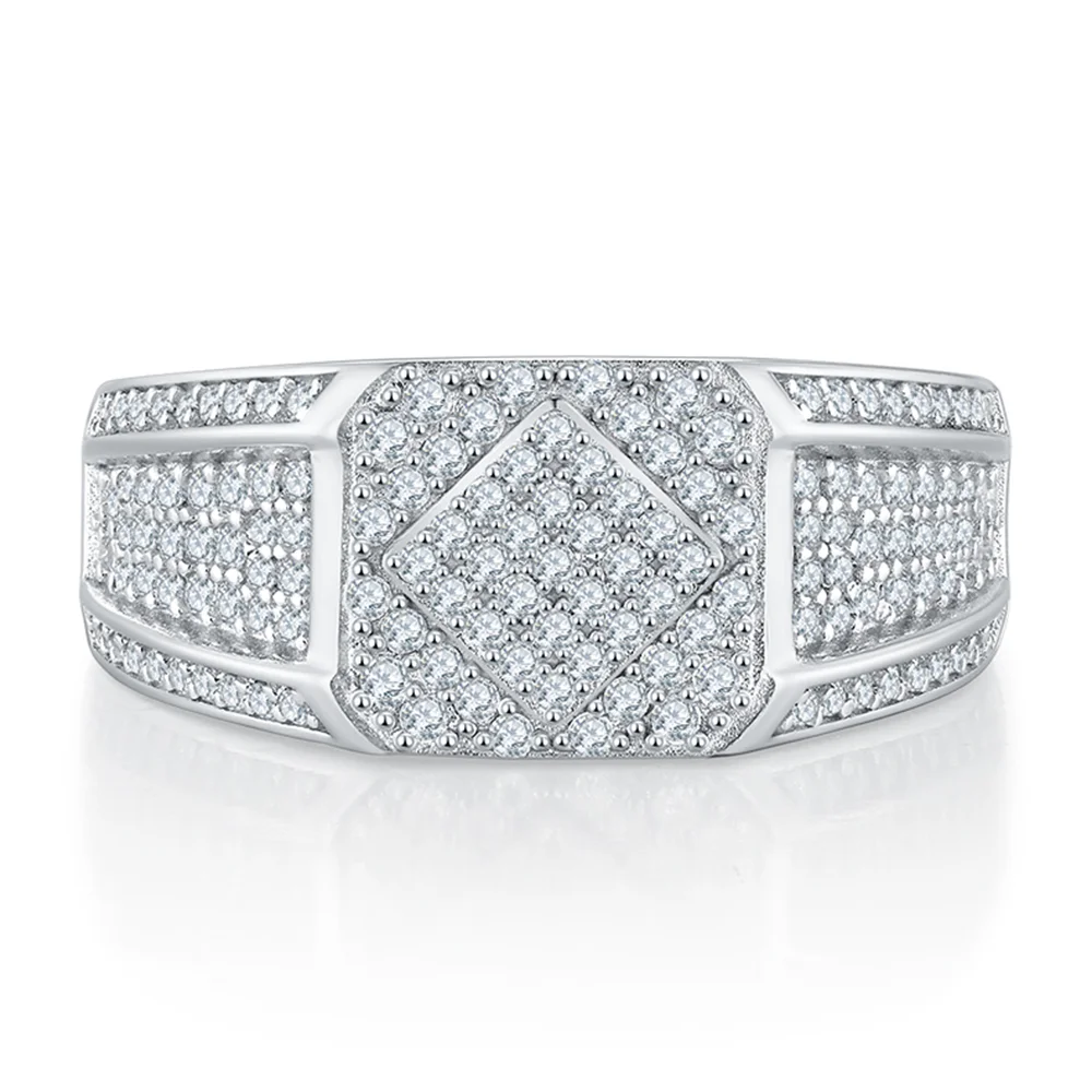 100% 925 Sterling Silver Plated White Gold Ice Out Melee Moissanite Diamond Hip Hop Men Ring
100% 925 Sterling Silver Plated White Gold Ice Out Melee Moissanite Diamond Hip Hop Men Ring