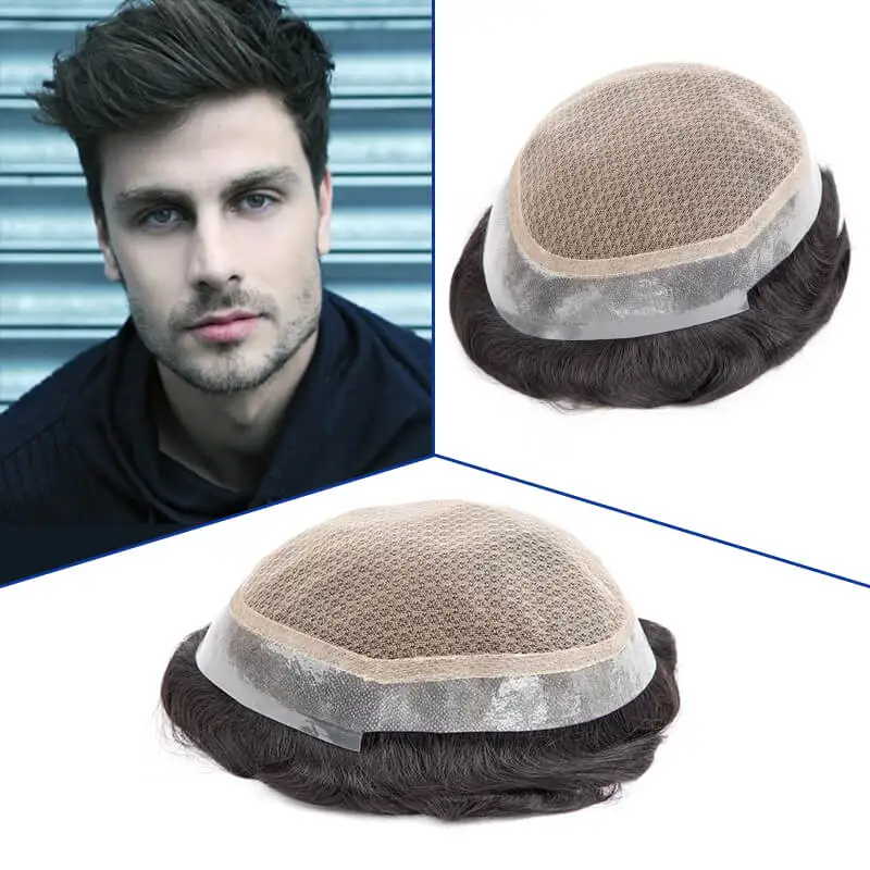 Australia-Double Layers 100% Natural Human Hair Toupee Man Wig Prosthesis Lace PU Base Breathable System Wig For Men
Australia-Double Layers 100% Natural Human Hair Toupee Man Wig Prosthesis Lace PU Base Breathable System Wig For Men