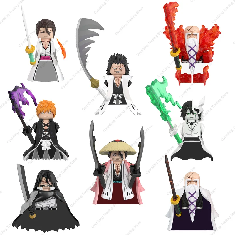 Фигурки героев аниме Kurosaki Ichigo Zaraki Kenpachi, японские Мультяшные аниме, отбеливающие модели, куклы, конструкторы, детские игрушки
Фигурки героев аниме Kurosaki Ichigo Zaraki Kenpachi, японские Мультяшные аниме, отбеливающие модели, куклы, конструкторы, детские игрушки