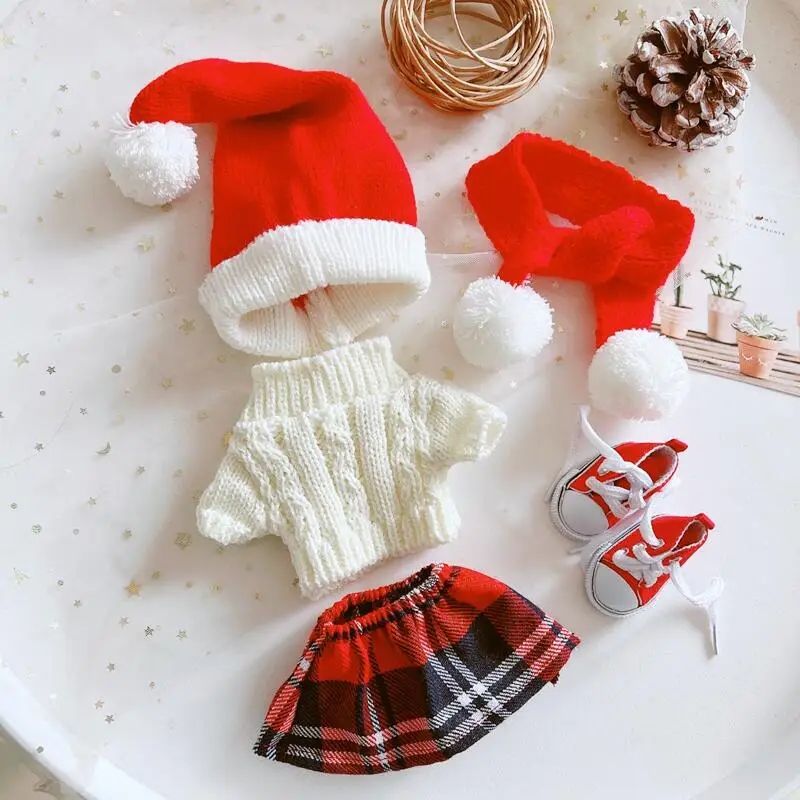 Christmas 20cm Idol Dolls Clothes Toys Outfit Merry Xmas Eve Sweater Hat Scarf Accessories Kids Adults Change Dressing Game
Christmas 20cm Idol Dolls Clothes Toys Outfit Merry Xmas Eve Sweater Hat Scarf Accessories Kids Adults Change Dressing Game